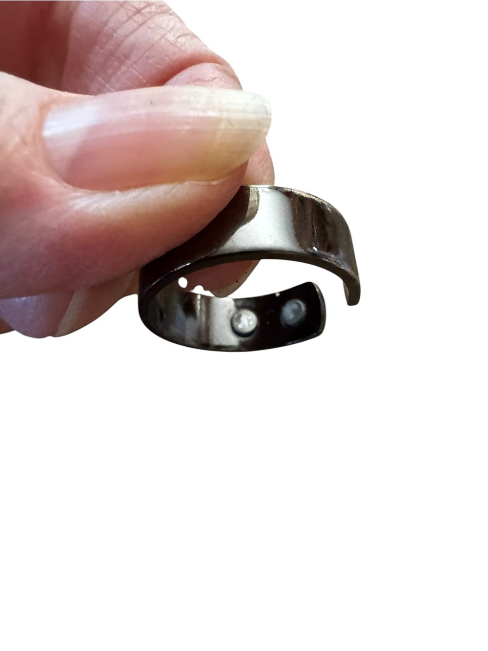 Black Calmi Ring in Original Bix. Worn a few times - Picture 6 of 7